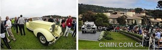 2011年加州圓石灘汽車巡展”(Concour de Elegance at Pebble Beach, CA)活動現(xiàn)場照片。