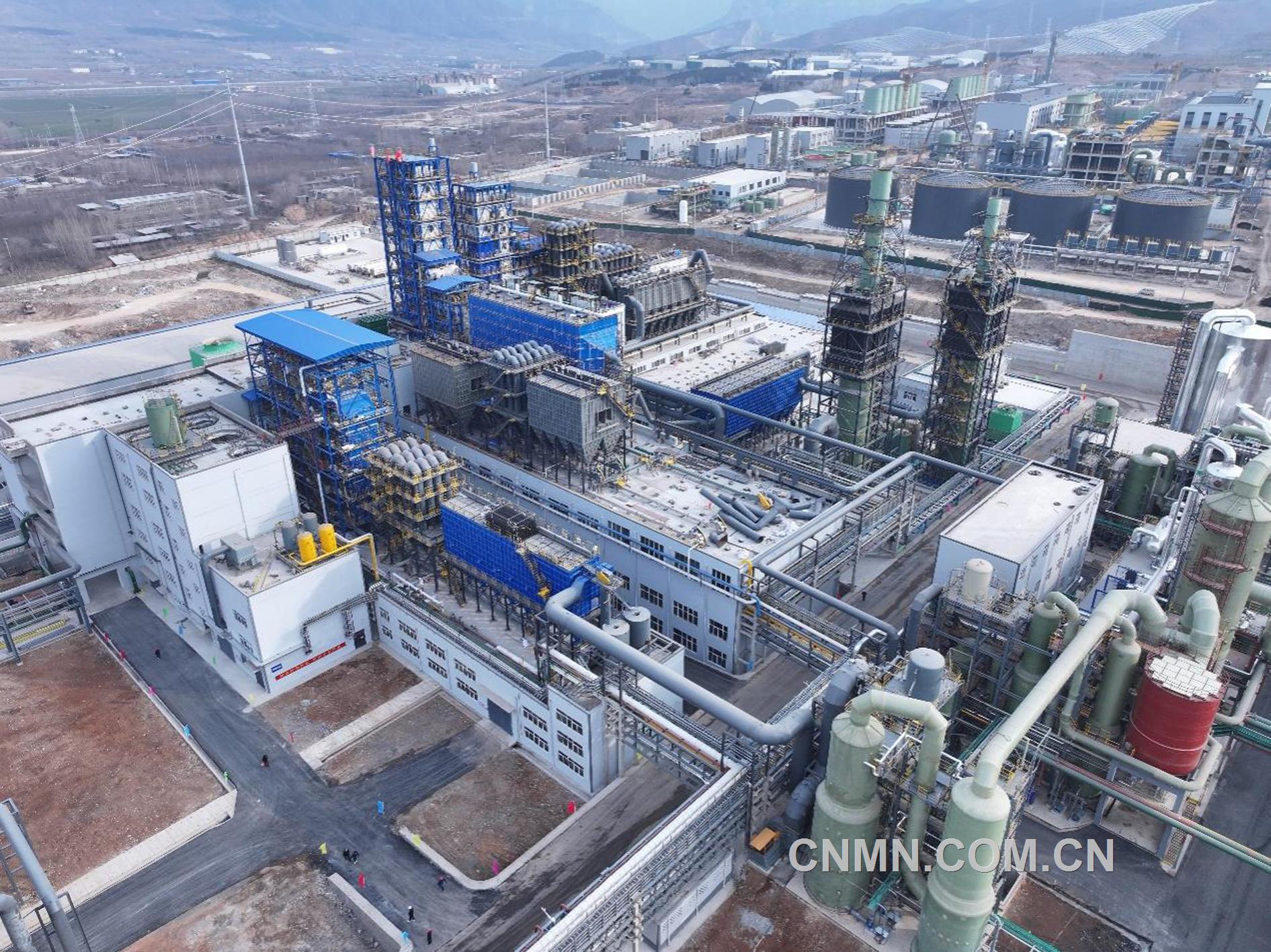 金利-航空及微電子新材料應(yīng)用復(fù)合多金屬制造項目航拍圖。