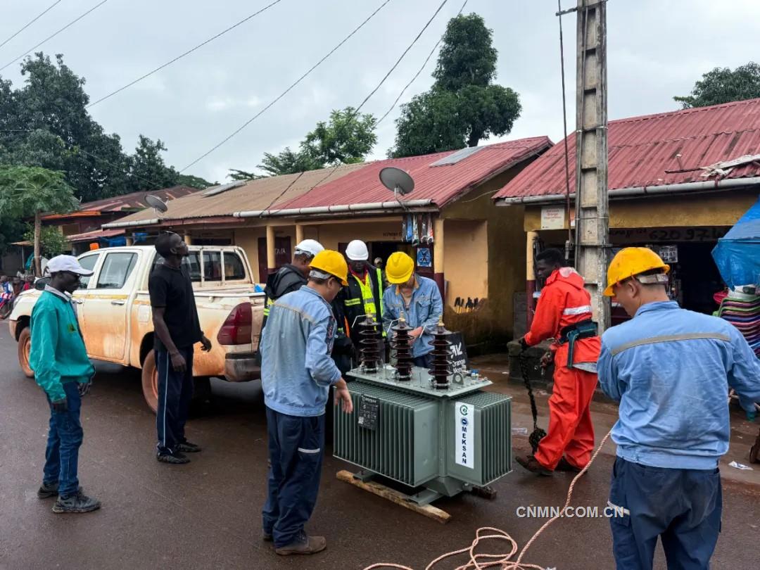 中鋁幾內亞緊急馳援博法市電力搶修獲當地政府民眾高度贊譽